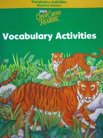 (image for) SRA Open Court Reading 2 Vocabulary Activities BLM (P)