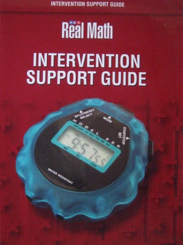 (image for) SRA Real Math 6 Intervention Support Guide (Spiral)