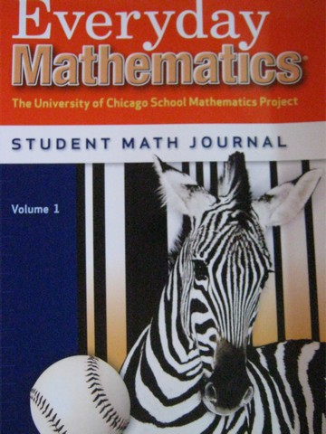 (image for) UCSMP Everyday Mathematics 3 Student Math Journal Volume 1 (P)