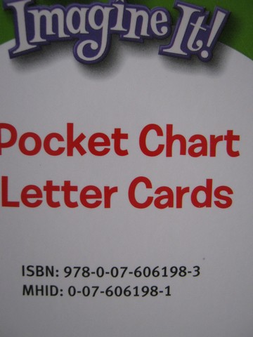 (image for) SRA Imagine It! K Pocket Chart Letter Cards (Pk)