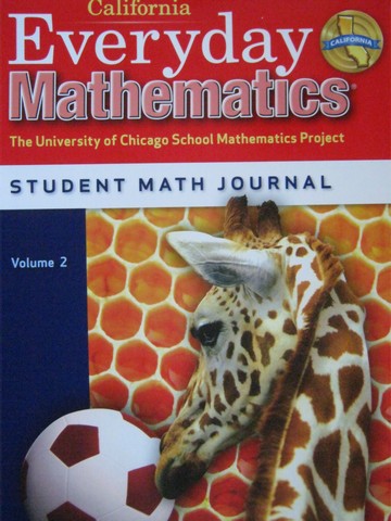 (image for) California Everyday Mathematics 1 Student Math Journal 2 (CA)(P)