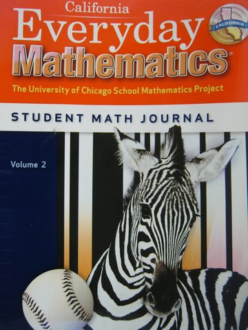 (image for) California Everyday Mathematics 3 Student Math Journal 2 (CA)(P)