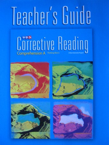 (image for) SRA Corrective Reading Comprehension A Thinking Basics TG (P)