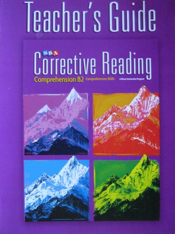 (image for) SRA Corrective Reading Comprehension B2 Comprehension TG (P)