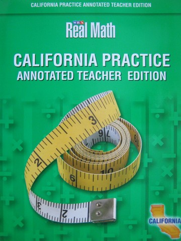 (image for) SRA Real Math 2 California Practice ATE (CA)(TE)(P)