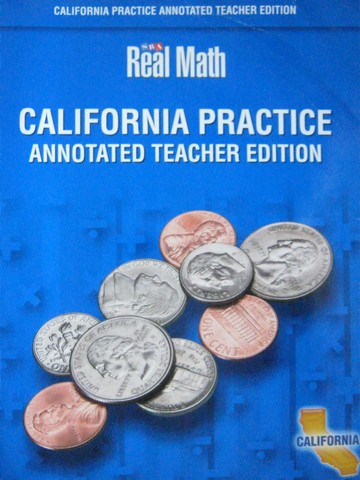 (image for) SRA Real Math 3 California Practice ATE (CA)(TE)(P)