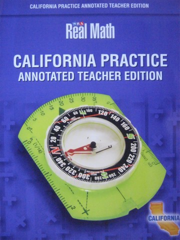 (image for) SRA Real Math 4 California Practice ATE (CA)(TE)(P)