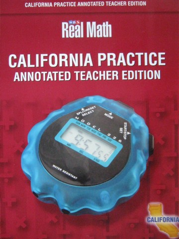 (image for) SRA Real Math 6 California Practice ATE (CA)(TE)(P)