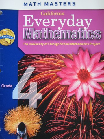 (image for) California Everyday Mathematics 4 Math Masters (CA)(P) by Bell,