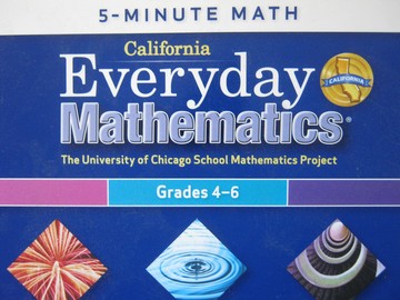 (image for) California Everyday Mathematics 4-6 5-Minute Math (CA)(Spiral)