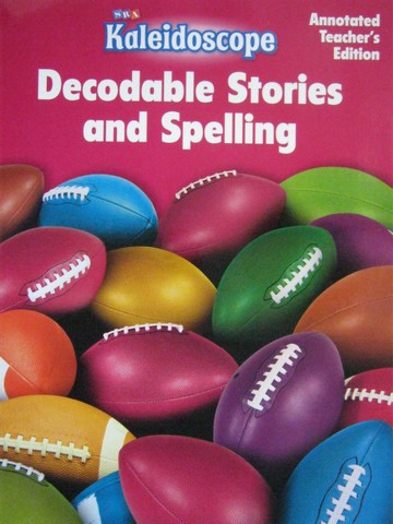 (image for) SRA Kaleidoscope G Decodable Stories & Spelling ATE (TE)(P)