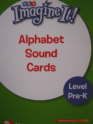 (image for) SRA Imagine It! Pre-K Alphabet Sound Cards (Pk)