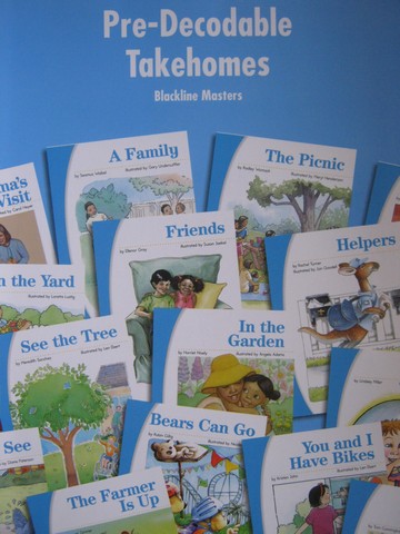 (image for) SRA Imagine It! Pre-K Pre-Decodable Takehomes Blackline Masters (P)