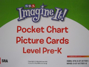 (image for) SRA Imagine It! Pre-K Pocket Chart Picture Cards (Pk)