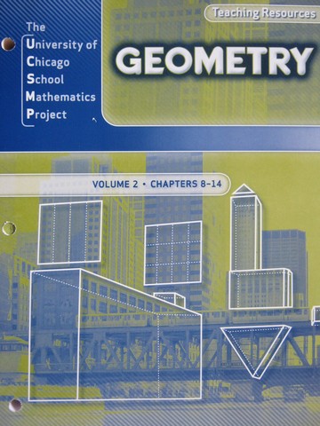 (image for) UCSMP Geometry Volume 2 Teaching Resources (TE)(P)