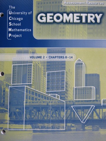 (image for) UCSMP Geometry Volume 2 Assessment Resources (P)