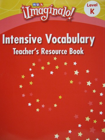 (image for) SRA Imaginalo! K Intensive Vocabulary TRB (TE)(P)