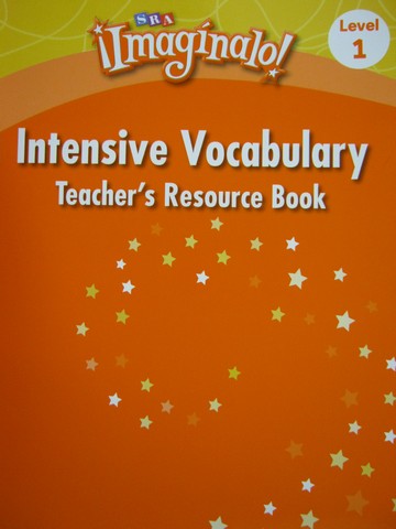 (image for) SRA Imaginalo! 1 Intensive Vocabulary TRB (TE)(P)