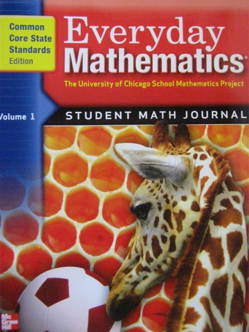 (image for) UCSMP Everyday Mathematics 1 Common Core Student Journal 1 (P)