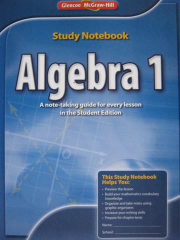 Algebra 1 Common Core Study Notebook (P)