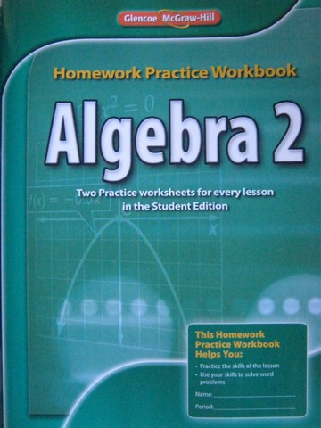(image for) Algebra 2 Common Core Homework Practice Workbook (P)