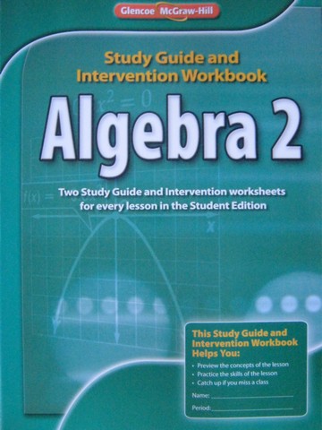 (image for) Algebra 2 Common Core Edition Study Guide & Intervention (P)