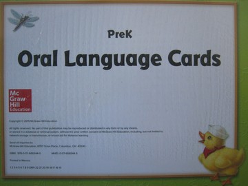 (image for) Wonders PreK Oral Language Cards (Pk)