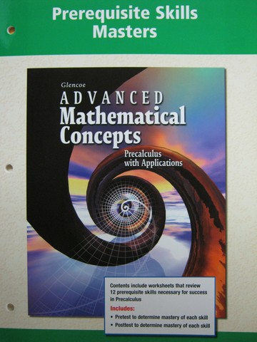 (image for) Advanced Mathematical Concepts Prerequisite Skills Masters (P)