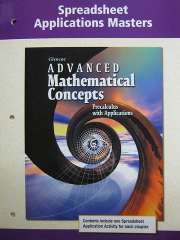(image for) Advanced Mathematical Concepts Spreadsheet Applications (P)