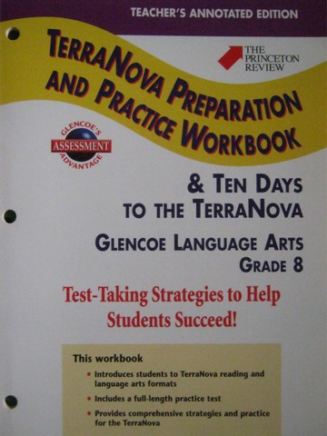 (image for) TerraNova Preparation & Practice Workbook Grade 8 TAE (TE)(P)