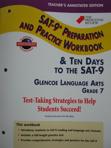 (image for) SAT-9 Preparation & Practice Workbook Grade 7 TAE (TE)(P)