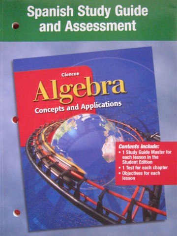 (image for) Algebra Concepts & Applications Spanish Study Guide (P)