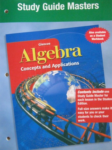 (image for) Glencoe Algebra Study Guide Masters (P)