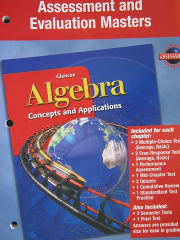 (image for) Glencoe Alegbra Assessment & Evaluation Masters (P)