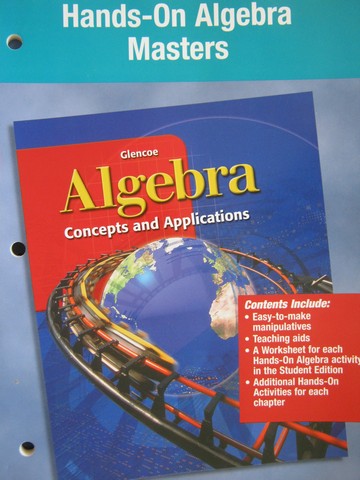 (image for) Glencoe Algebra Hands-On Algebra Masters (P)