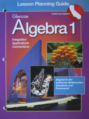 (image for) Algebra 1 Lesson Planning Guide (CA)(P)
