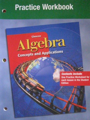 (image for) Algebra Concepts & Applications Practice Workbook (P)
