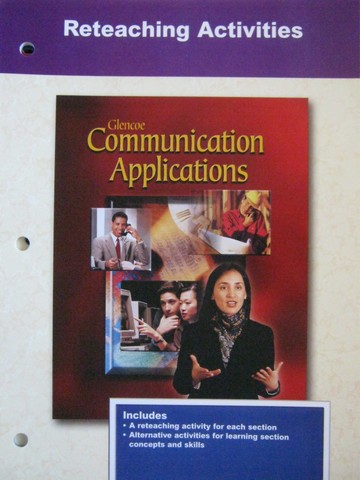 (image for) Communication Applications Reteaching Activities (P)