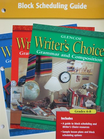 (image for) Writer's Choice 6-8 Block Scheduling Guide (P)