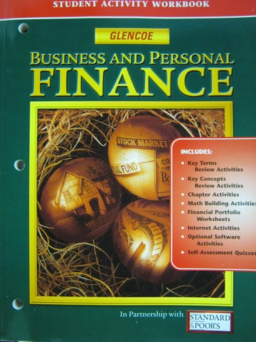 (image for) Business & Personal Finance Student Activity Workbook (P) - Click Image to Close