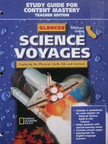 (image for) Science Voyages Level Blue Study Guide for Content (CA)(TE)(P)
