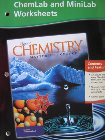 (image for) Chemistry Matter & Change ChemLab & MiniLab Worksheets (P)