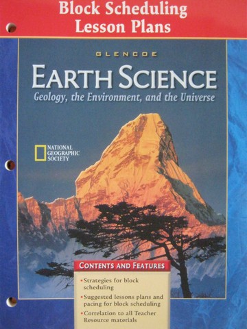(image for) Earth Science Block Scheduling Lesson Plans (P)