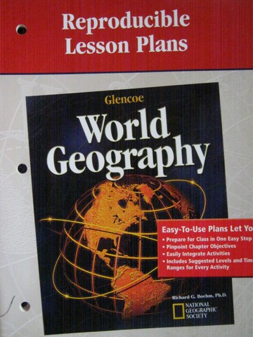 (image for) World Geography Reproducible Lesson Plans (P) by Richard G Boehm