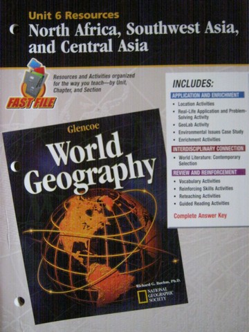 (image for) World Geography Unit 6 Resources (P) by Richard G Boehm