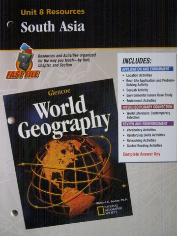 (image for) World Geography Unit 8 Resources (P) by Richard G Boehm