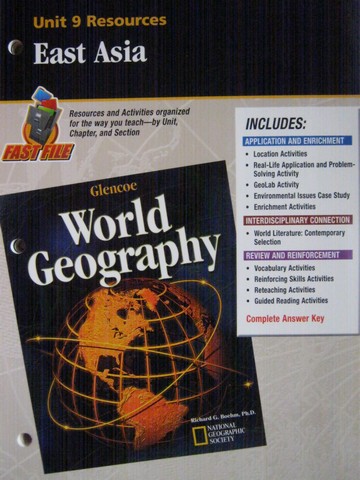 (image for) World Geography Unit 9 Resources (P) by Richard G Boehm