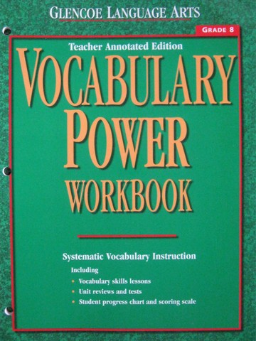 (image for) Vocabulary Power 8 Workbook TAE (TE)(P) - Click Image to Close