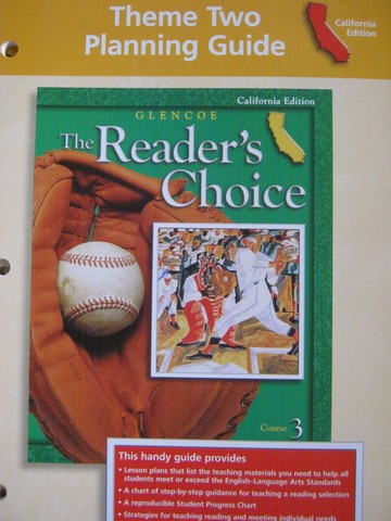 (image for) Reader's Choice Course 3 Theme 2 Planning Guide (CA)(P)