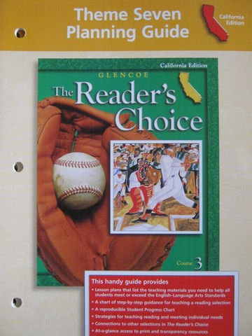 (image for) Reader's Choice Course 3 Theme 7 Planning Guide (CA)(P)